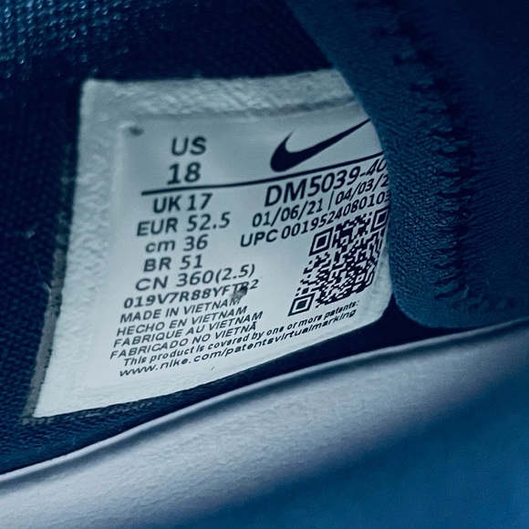 Mens Size 18 - Nike Air Zoom GT Cut TB P Midnight Navy  (DM5039-402) RARE. - Picture 7 of 12